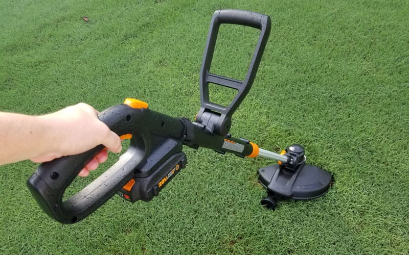 WORX GT Revolution string trimmer adjustments