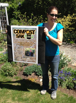 Compost Sak before unpacking