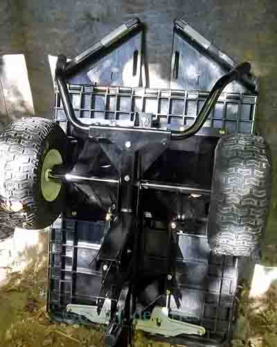 EZ-Stow Hauler Cart Upended