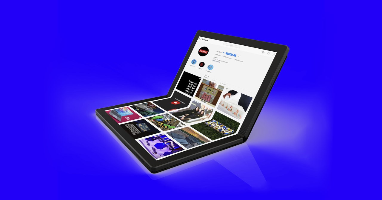 Lenovo Makes the Leap Into Foldable-Display Laptops