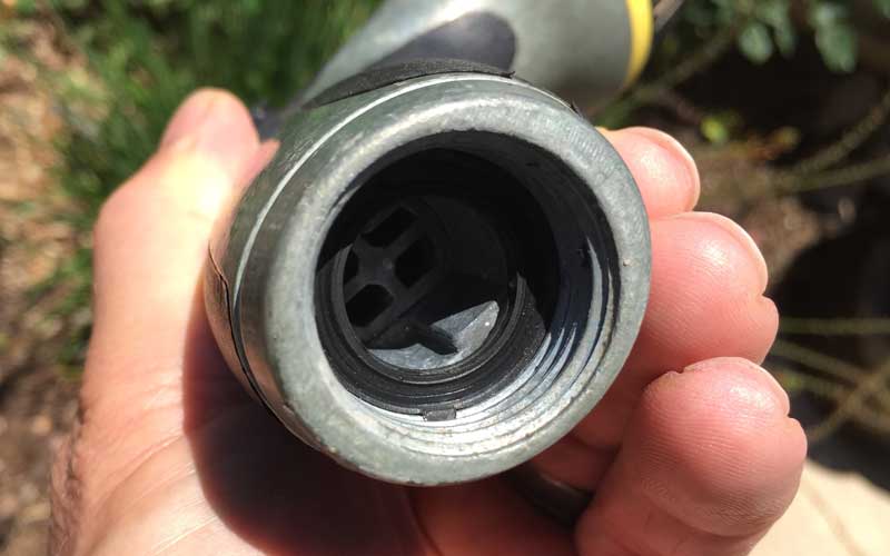 washer in Melnor nozzle