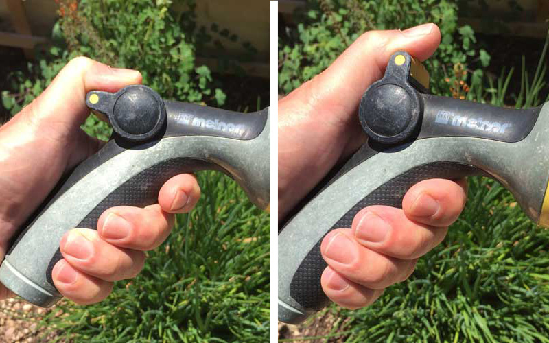 Melnor nozzle shut off valve