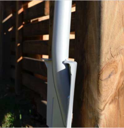 foot step on Root Assassin shovel