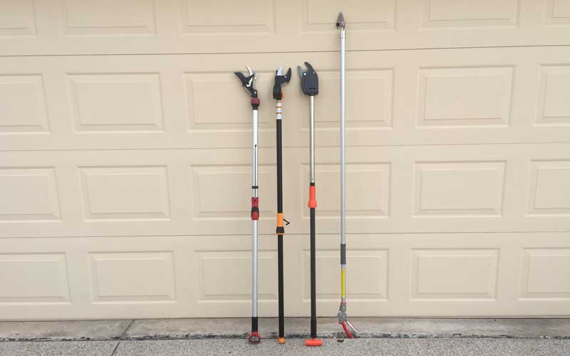 Various stick style pruner designs