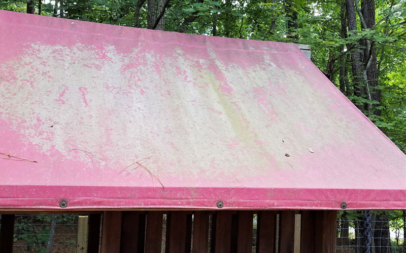 Yard Force Pressure Washer (YF3100ES-R) on tarp before