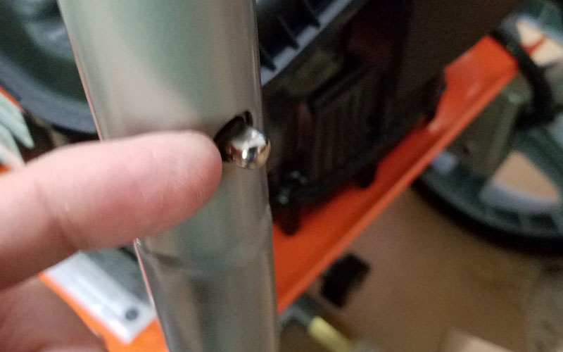 Yard Force Pressure Washer (YF3100ES-R) frame posts